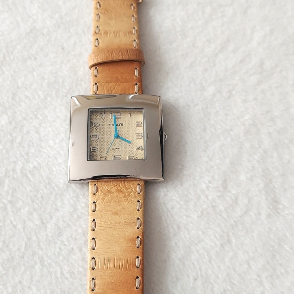 Chicos Genuine Leather Watch‎ NWT Brand New